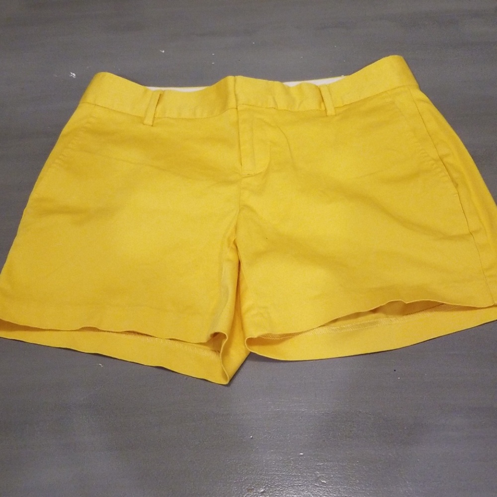 Size 0 Banana Republic Yellow Shorts